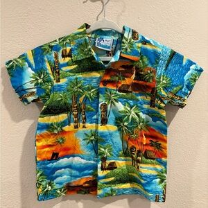 Hawaiian Shirt RJC Multicolor Made in the USA Toddler’s Size 4T EUC